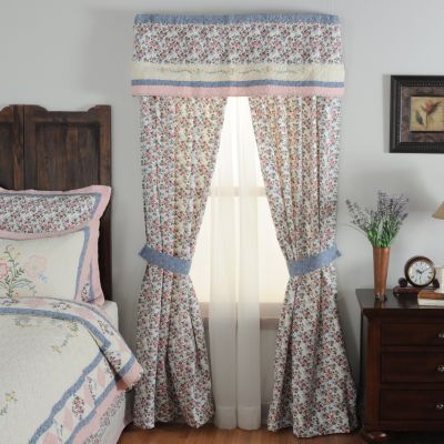 "Josie" Valance and Drapery Panel Pair