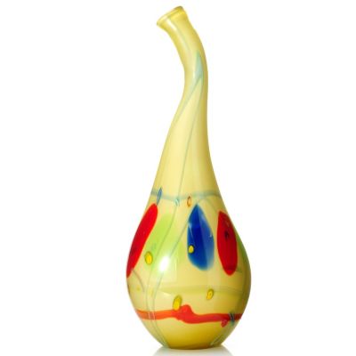 FAVRILE ART GLASS 10"X24.75" CELEBRATION VASE