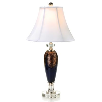 FAVRILE ART GLASS 13'X25' ART GLASS TABLE LAMP