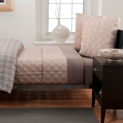 Hotel Collection "Houndstooth" Three-Piece Coverlet Set