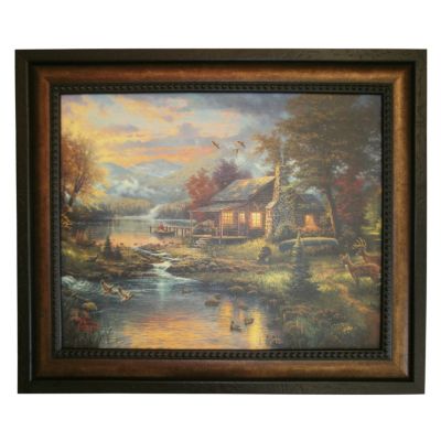 THOMAS KINKADE "GONE WITH THE WIND" PANORAMIC GALLERY WRAP