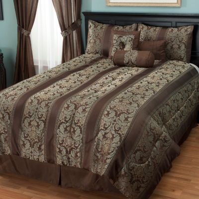 Cozelle "Murano" 7pc Jacquard Comforter Set