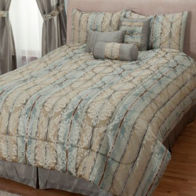 Cozelle "Newcastle" 7pc Jacquard Comforter Set