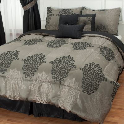 Cozelle "New Haven" 7pc Jacquard Comforter Set