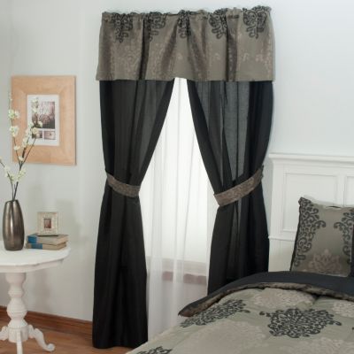 430-966 - North Shore Linens&trade; ''New Haven'' Five-Piece Window Set