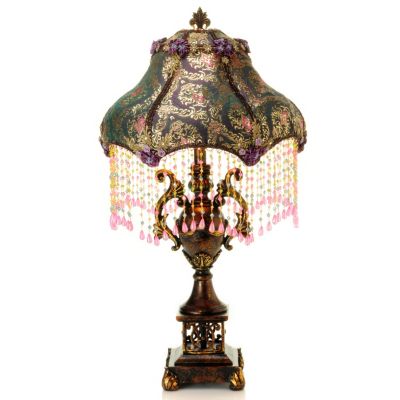 Pemelia's Beaded Table Lamp