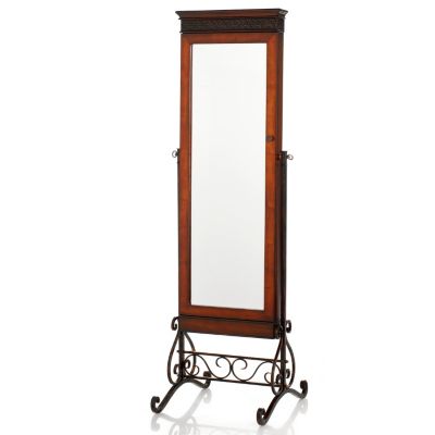 Savannah Cheval Mirror Jewelry Armoire