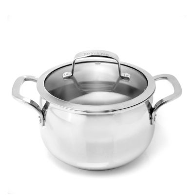 Macy's Belgique Stainless Steel 3 Quart Soup Pot