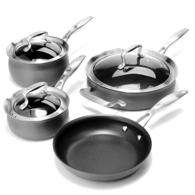 Macy's Belgique Hard Anodized 7 Piece Cookware Set