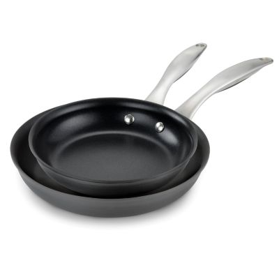 Macy's Belgique Hard Anodized 8" & 10" Open Fry Pan Set