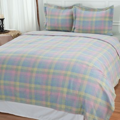 431-155 - North Shore Linens&trade; Portuguese Cotton Flannel Three-Piece Duvet Set 