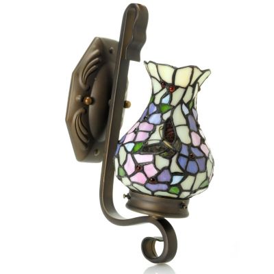 ISADORA STAINED GLASS WALL SCONCE