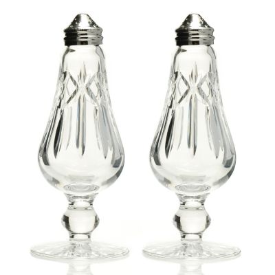 WATERFORD CRYSTAL DRISCOLL SALT AND PEPPER SET