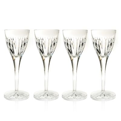 WATERFORD CRYSTAL KIRIN CORDIAL GLASS SET OF FOUR