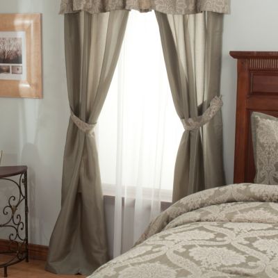"Jillian" Panel Pair with Tiebacks