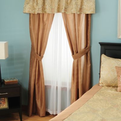 "Tatiana" Panel Pair with Tiebacks