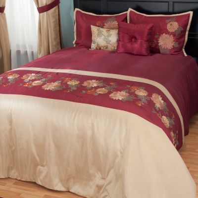 "Mums" 5pc Bedspread Set