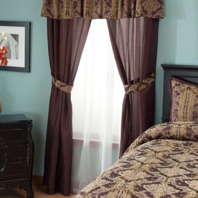 "Marian" Panel Pair with Tiebacks