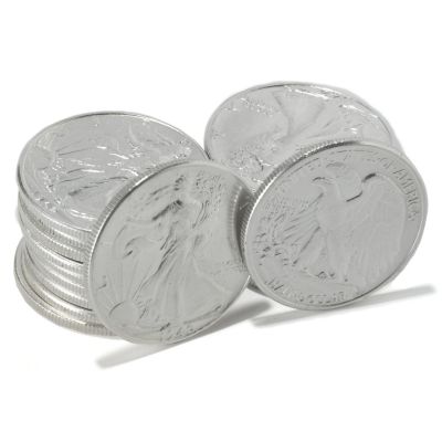 1916-1947 WALKING LIBERTY HALF DOLLAR ROLL XF-BU