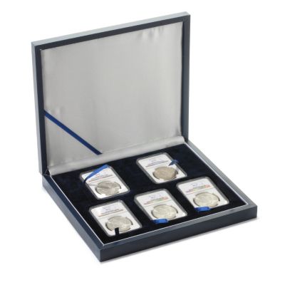 MORGAN DOLLAR MINT MARK 5PC SET MS63