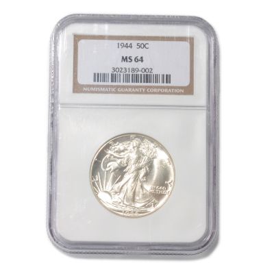 431-496 - 1916-1947 Silver MS64 NCG Walking Liberty Half Dollar 