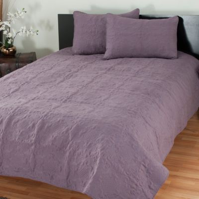 "Tiles" Quilted 3pc Coverlet Set