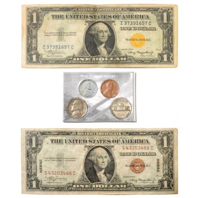 1935 AFRICA AND HAWAII OCCUPATION SILVER CERTIFICATE COLLECTION