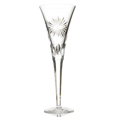 WATERFORD CRYSTAL SNOWFLADE WISHES "COURAGE" FLUTE
