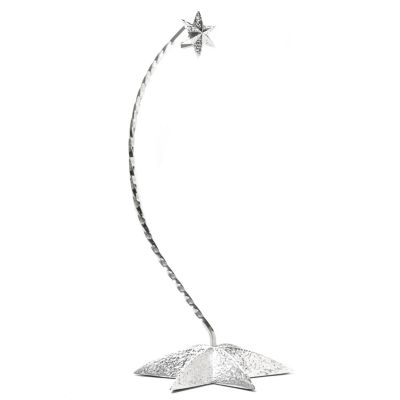 WATERFORD CRYSTAL SILVER STAR ORNAMENT STAND