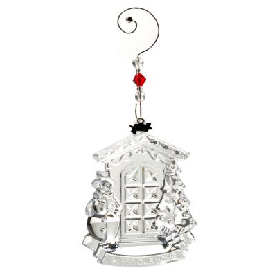 WATERFORD CRYSTAL 2012 "BLESS THIS HOME" ORNAMENT