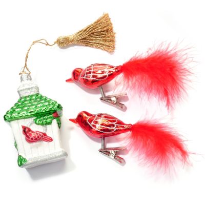 431-552 - Marquis&reg; by Waterford&reg; Three-Piece Birdhouse & Birds Ornament Set