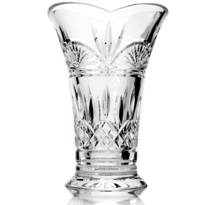 WATERFORD CRYSTAL LISMORE 8" FLARED VASE - SIGNED BY JOL