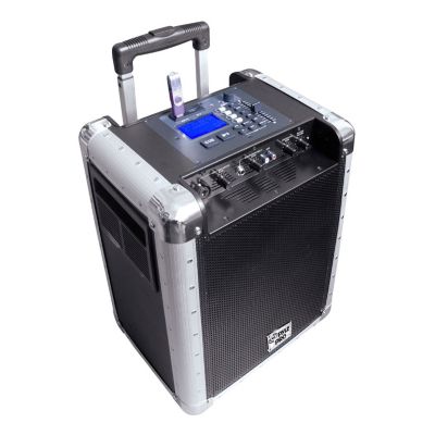 431-673 - Pyle Battery Powered Portable PA System w/ USB/SD, DJ Controls & Aux Inputs