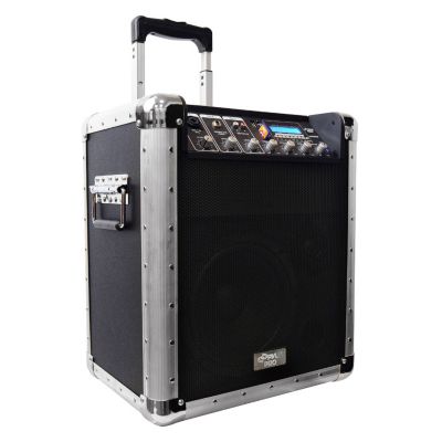 431-674 - Pyle Battery Powered Portable PA System w/ USB/SD/MP3 Inputs & Microphone