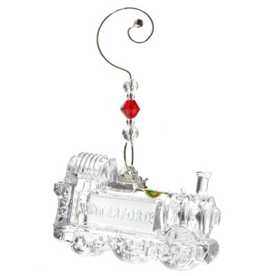 WATERFORD CRYSTAL CVICTORIAN TRAIN ENGINE ORNAMENT