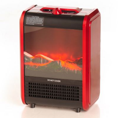Comfort Zone Mini Portable Fireplace