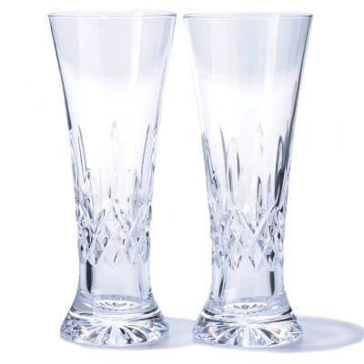 WATERFORD CRYSTAL LISMORE PILSNER PAIR