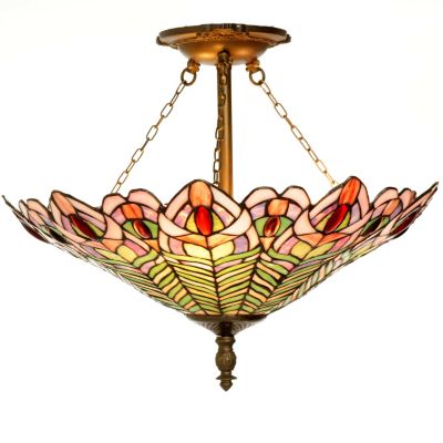 TIFFANY STYLE MONTAUK REVELRY PENDANT LAMP