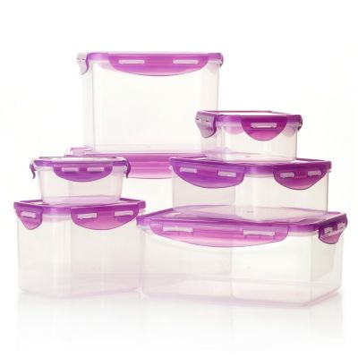 LockStar 8 Piece Colored Storage Set