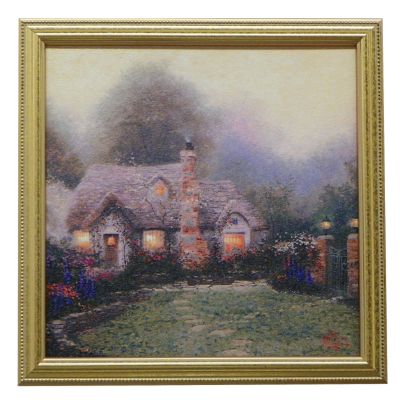 THOMAS KINKADE "DAUGHTERS COLLECTION" FRAMED TEXTURED PRINT