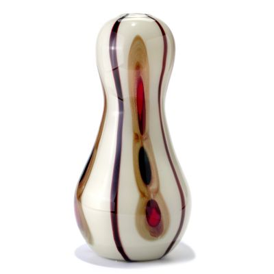 432-018 -  Favrile Avant Garde 16.25" Hand-Blown Art Glass Vase 