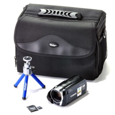 VIXIA HF R30 8GB Memory Camcorder, Carrying Case, Mini Blue Tripod and 16GB SD