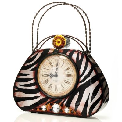 ZEBRINA PURSE CLOCK