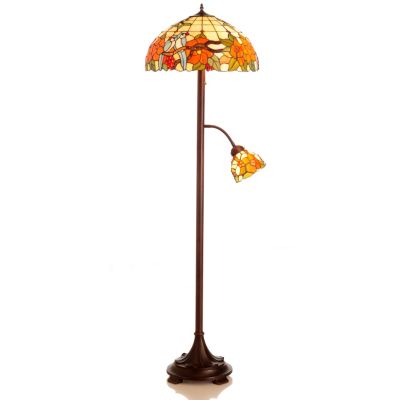 A MOMENT IN PARADISE TIFFANY STYLE FLOOR LAMP