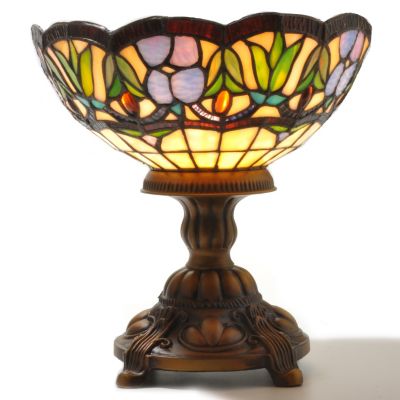 432-201 - Tiffany-Style 9.5" The Anastasia Stained Glass Accent Lamp