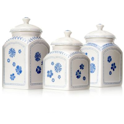 FARMHOUSE TOUCH SET OF THREE CANISTERS