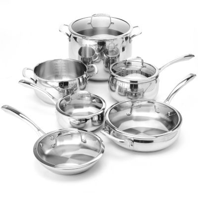 Macy's Belgique 12 Piece Stainless Steel Exclusive Cookware Set