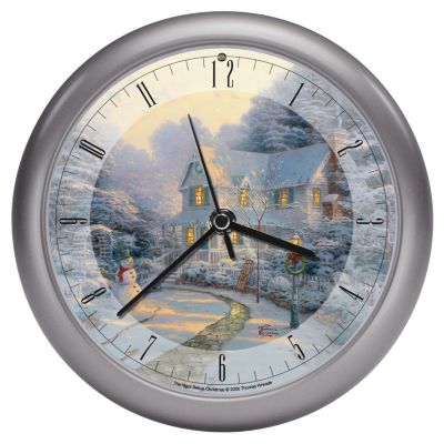 THOMAS KINKADE "NIGHT BEFORE CHRISTMAS" CLOCK
