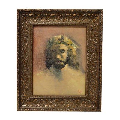 THOMAS KINKADE " PRINCE OF PEACE" 11X14 FRAMED TEXTURED PRINT