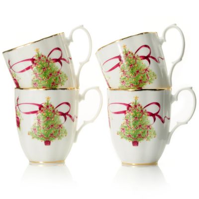 ROYAL ALBERT OLD COUNTRY ROSES HOLIDAY MUGS